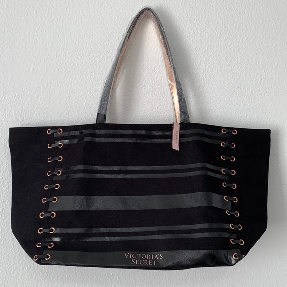 NWT Victoria Secret Lace Up Weekender Tote - Picture 2 of 4
